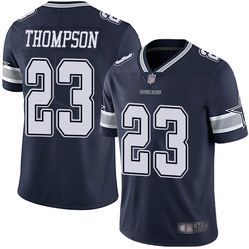 Men Dallas Cowboys Limited Navy Blue Darian Thompson Home 23 Vapor Untouchable NFL Jersey